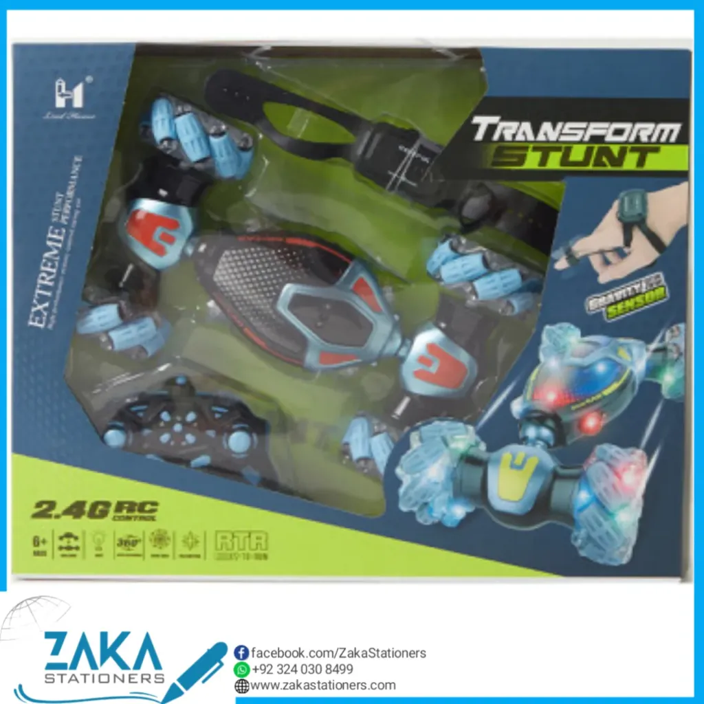 Gesture Sensing Transform Stunt Car with Double Controller