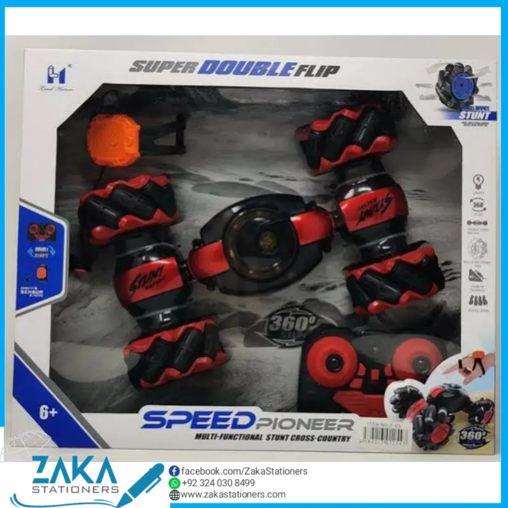 Super Double Flip Pioneer Hand Sensor Remote Control Stunt Car